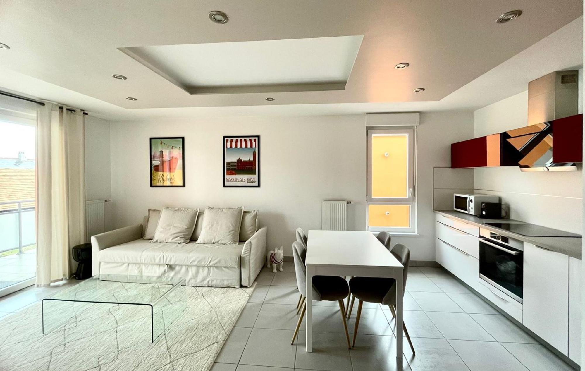 Апартаменти A Few Steps From Basel With Balcony And Free Private Parking Сен-Луї Екстер'єр фото